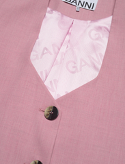 Ganni - Drapey Melange - festtøj til outletpriser - pink tulle - 2