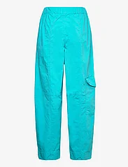 Ganni - Washed Cotton Canvas - spodnie cargo - blue curacao - 1