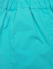Ganni - Washed Cotton Canvas - spodnie cargo - blue curacao - 2