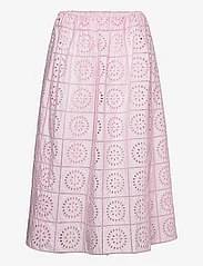 Ganni - Broderie Anglaise - midi skirts - pink tulle - 0