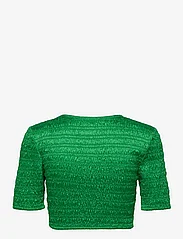 Ganni - Crinkled Satin - t-shirty & zopy - bright green - 1