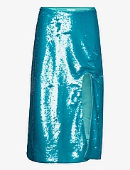 Ganni - Sequins - midi kjolar - blue curacao - 0