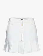 Slub Linen Mini Skirt - EGRET