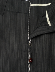 Ganni - Drapey Stripe Suiting Maxi Skirt - spódnice długie - black - 3