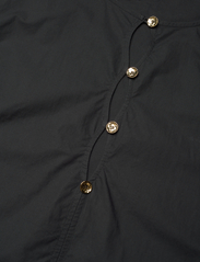 Ganni - Cotton Poplin Blouse - blouses korte mouwen - black - 2