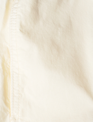 Ganni - Washed Cotton Canvas Elasticated Curve Pants - cargo pants - egret - 2