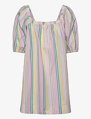 Ganni - Stripe Cotton - summer dresses - multicolour - 0