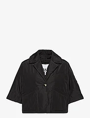 Ganni - Summer Tech Padded Jacket - forårsjakker - black - 0