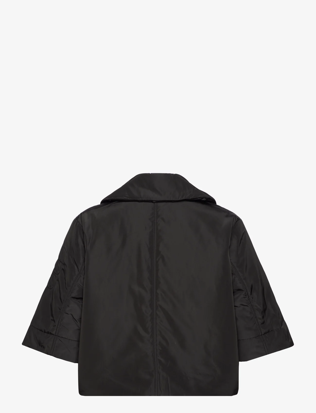Ganni - Summer Tech Padded Jacket - spring jackets - black - 1