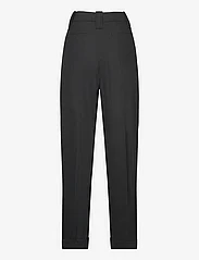 Ganni - Drapey Melange - bukser med brede ben - black - 1