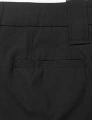 Ganni - Drapey Melange - spodnie szerokie - black - 4