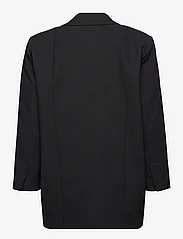 Ganni - Cotton Suiting Oversized Blazer - festkläder till outletpriser - black - 1