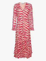 Ganni - Printed Light Georgette Maxi Dress - festklær til outlet-priser - castle wall - 0