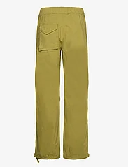 Ganni - Washed Cotton Canvas Draw String Pants - cargo-housut - spinach green - 1