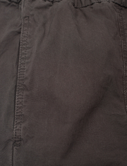 Ganni - Washed Cotton Canvas Elasticated Curve Pants - cargo pants - phantom - 2