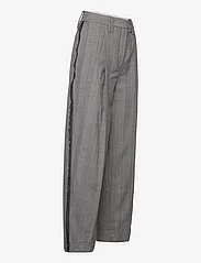 Ganni - Herringbone Suiting - tailored trousers - frost gray - 2