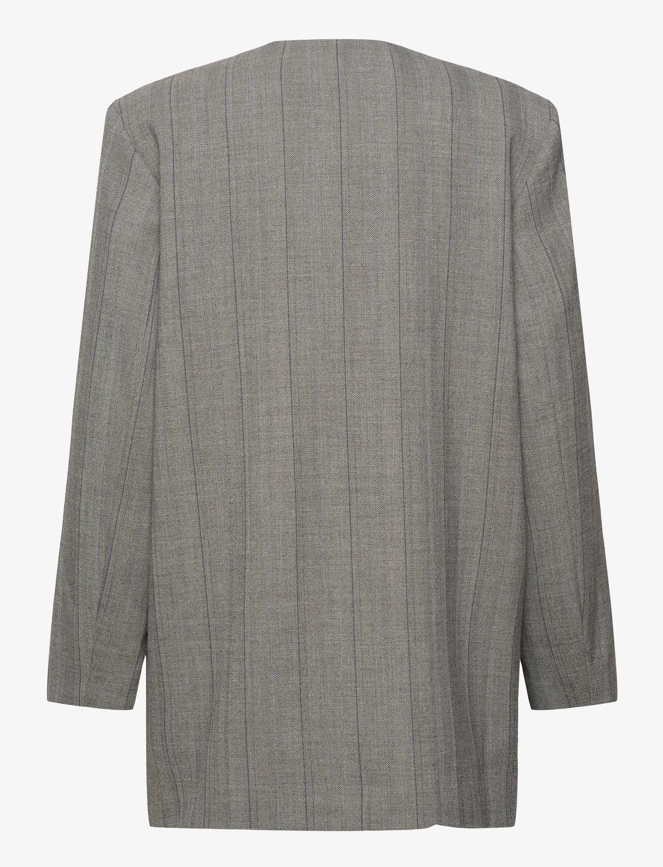 Ganni - Herringbone Suiting - party wear at outlet prices - frost gray - 1