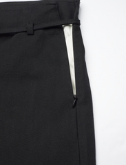 Ganni - Cotton Suiting - maxi nederdele - black - 4