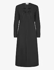 Ganni - Cotton Poplin - maxi dresses - black - 0