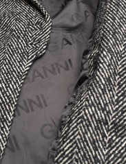 Ganni - Herringbone Wool - festkläder till outletpriser - black - 4