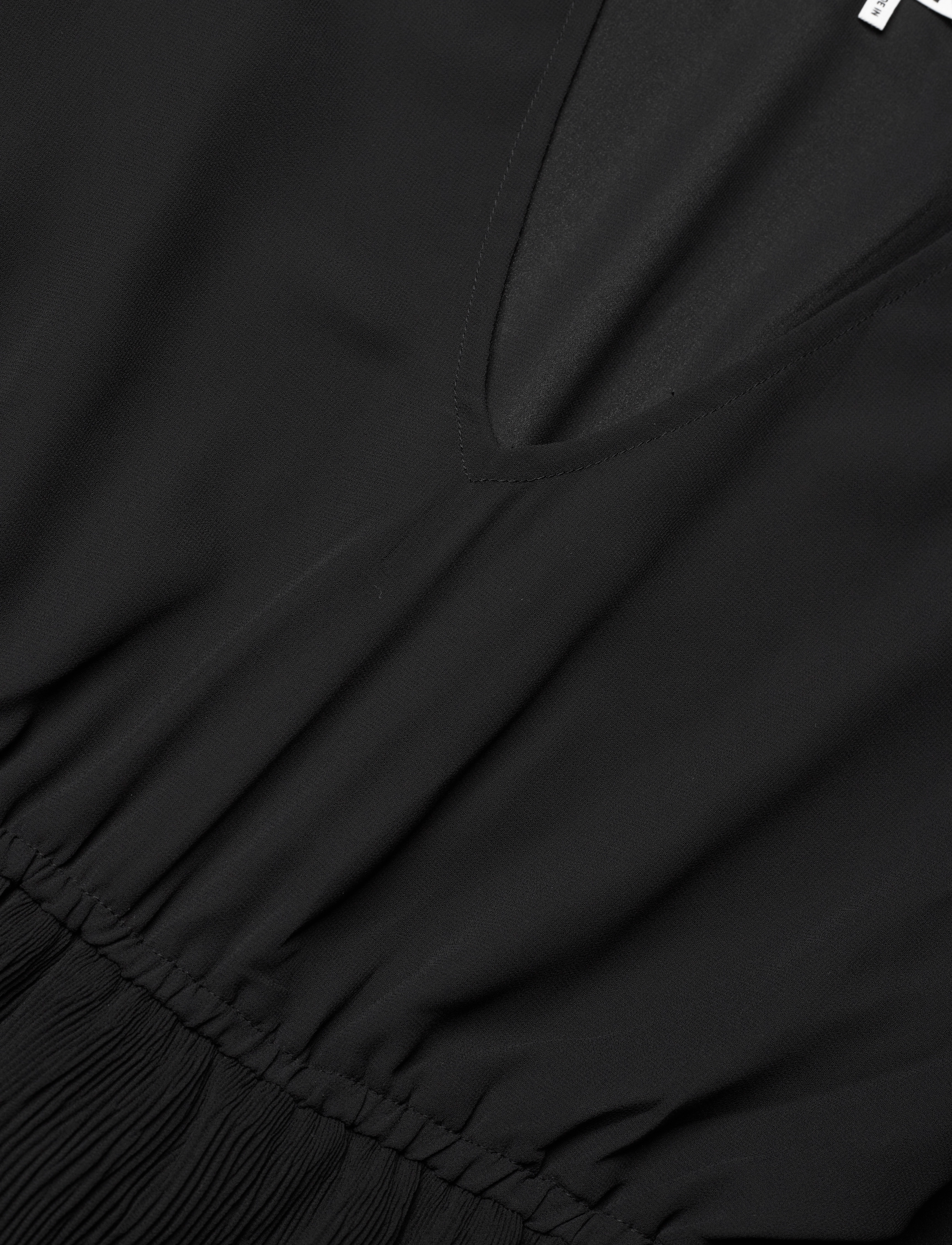 Ganni - Pleated Georgette - maxi dresses - black - 2