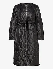 Ganni - Shiny Quilt - winter jackets - black - 0