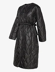 Ganni - Shiny Quilt - winter jackets - black - 2