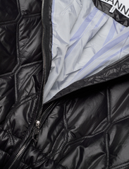 Ganni - Shiny Quilt - winter jackets - black - 4