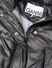 Ganni - Shiny Quilt - puffer vests - black - 2