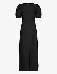 Ganni - Cotton Poplin Cutout Dress - maxikjoler - black - 3