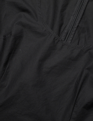 Ganni - Cotton Poplin Cutout Dress - maxiklänningar - black - 4