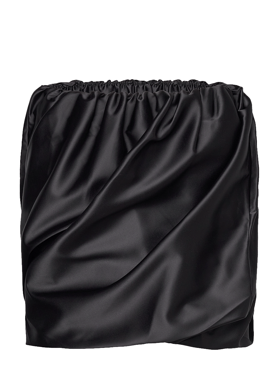 Ganni - Double Satin - short skirts - black - 0