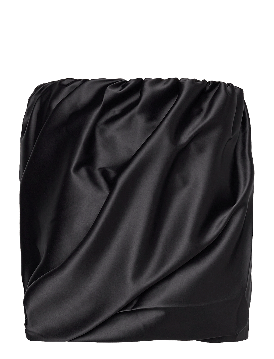 Ganni - Double Satin - short skirts - black - 1