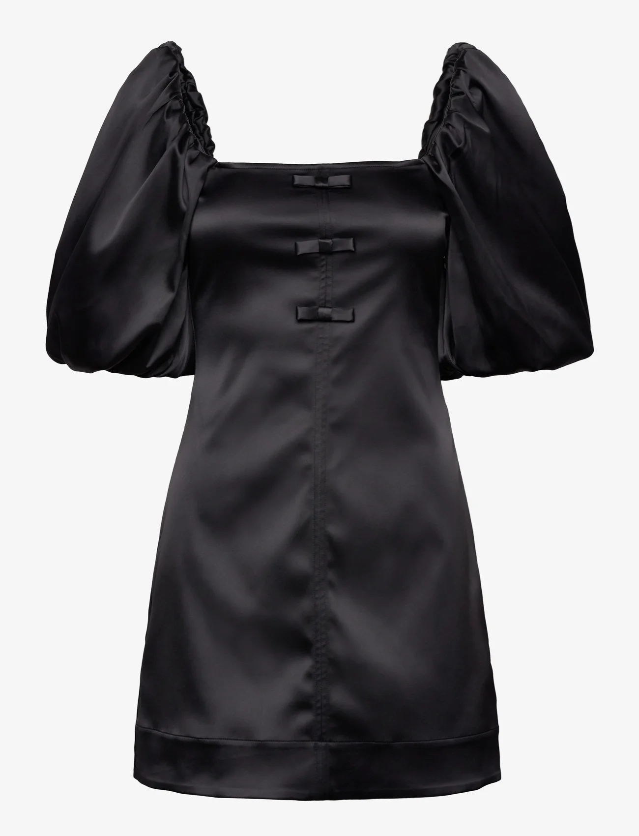 Ganni - Double Satin - party dresses - black - 0