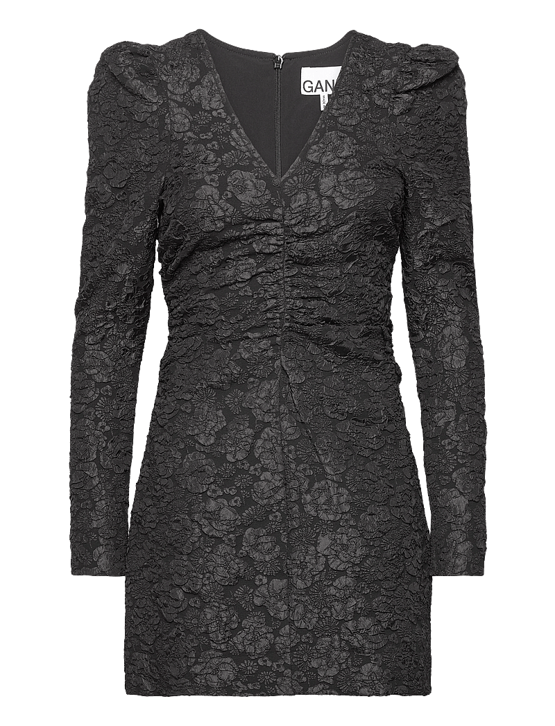 Ganni Stretch Jacquard short dresses shop at Booztlet Ganni Stretch Jacquard short dresses shop at Booztlet