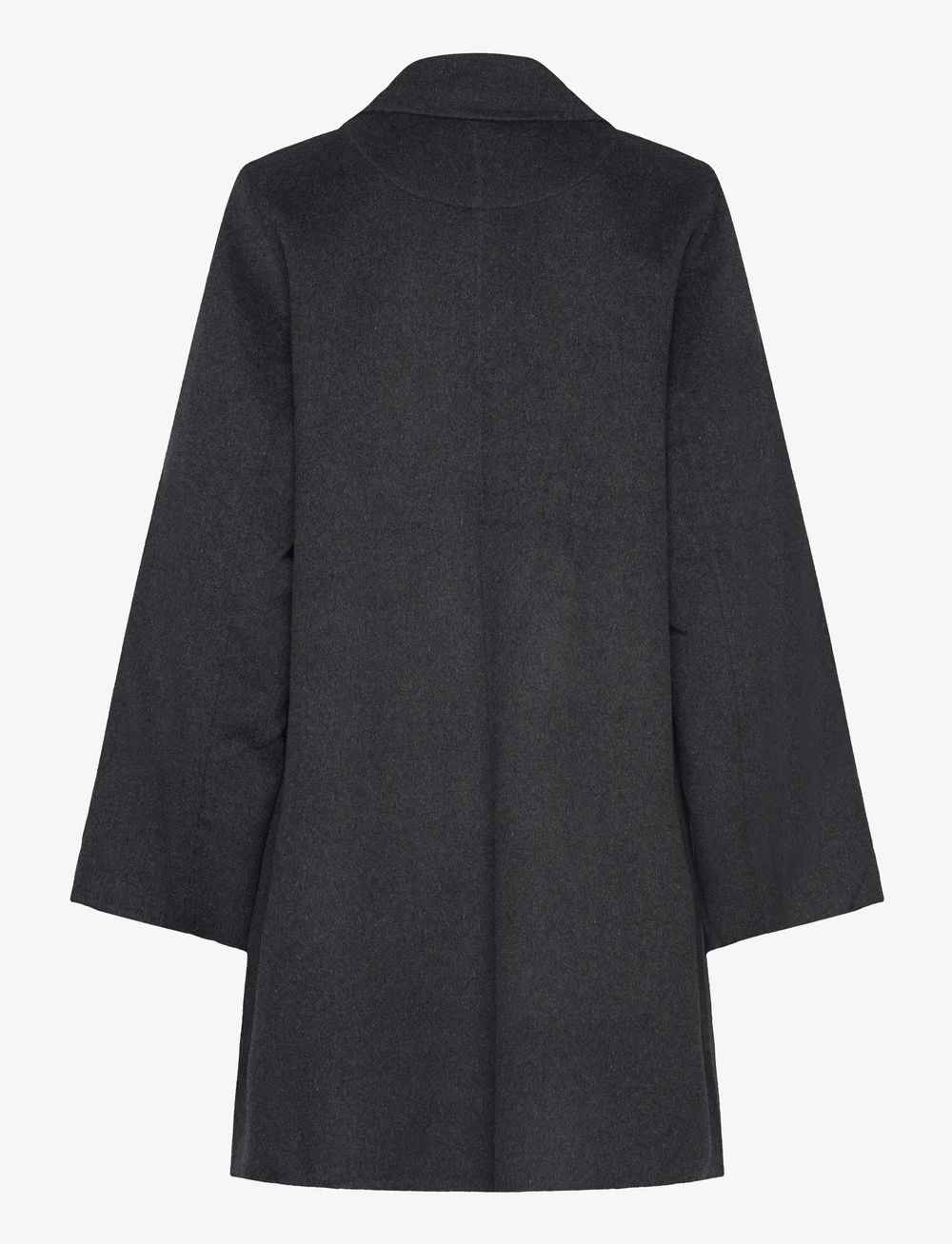 Ganni check wool sales coat
