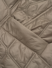 Ganni - Shiny Quilt - quilted jackets - fallen rock - 4