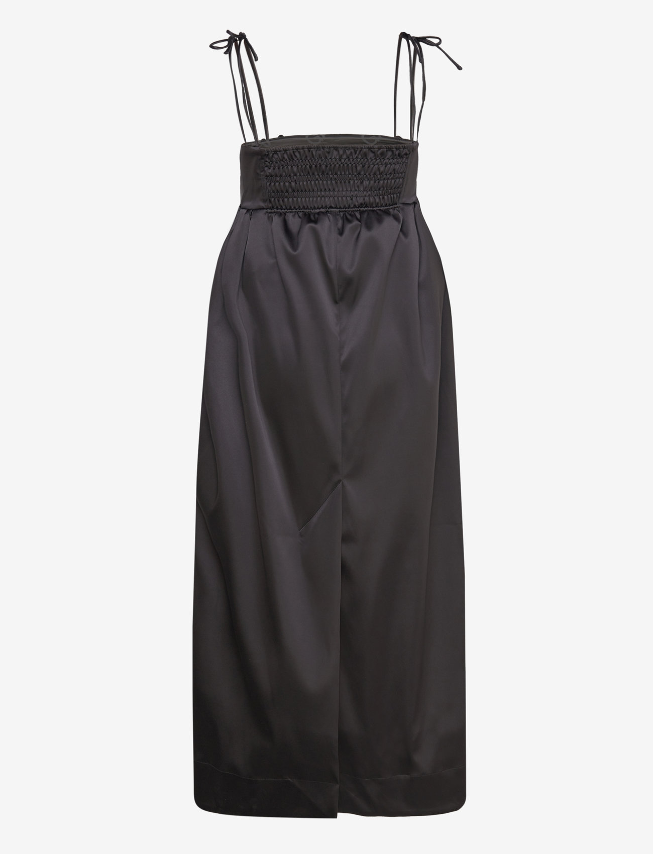 Ganni - Double Satin - festkjoler - black - 1