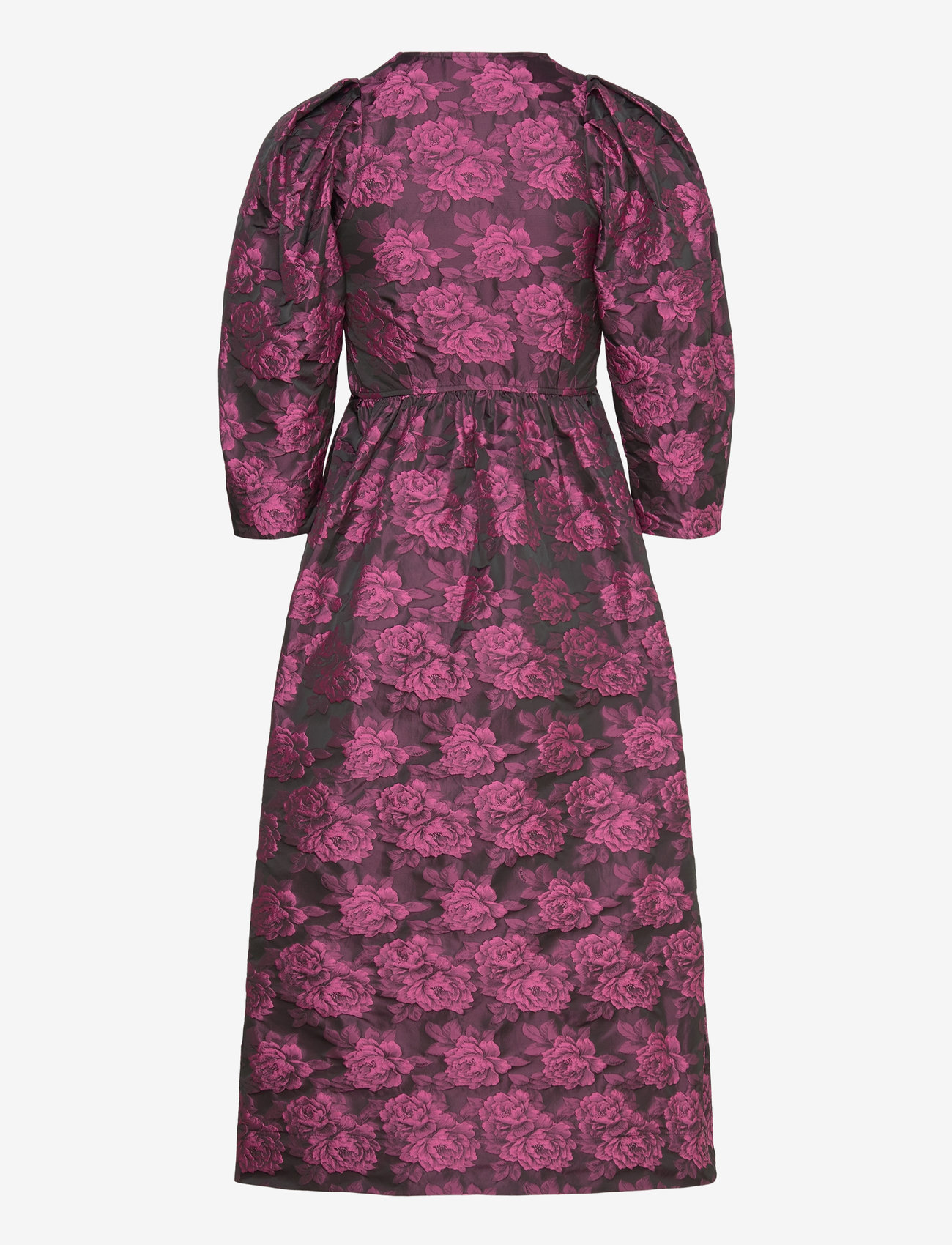 Ganni - Botanic Jacquard - festklänningar - cone flower - 1