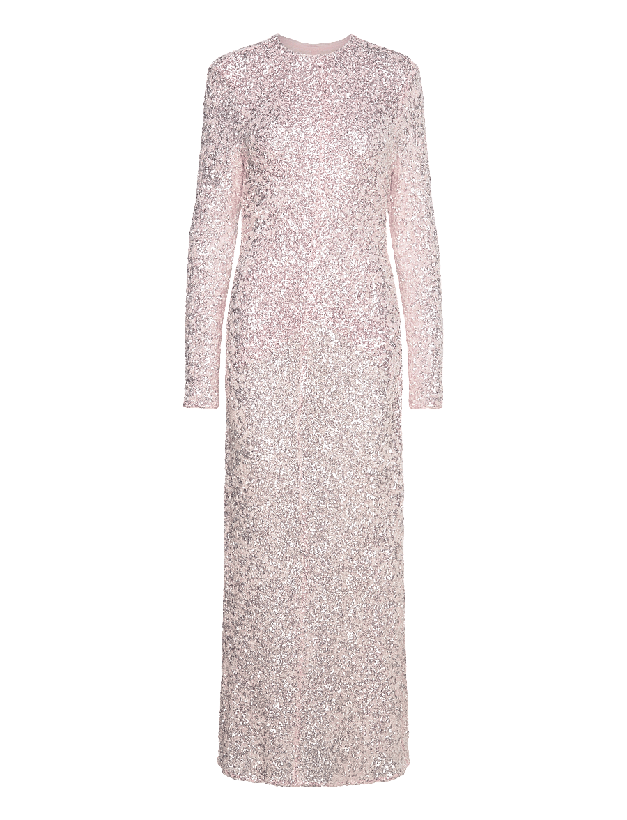 Ganni - 3D Sequins - mauve chalk - 0