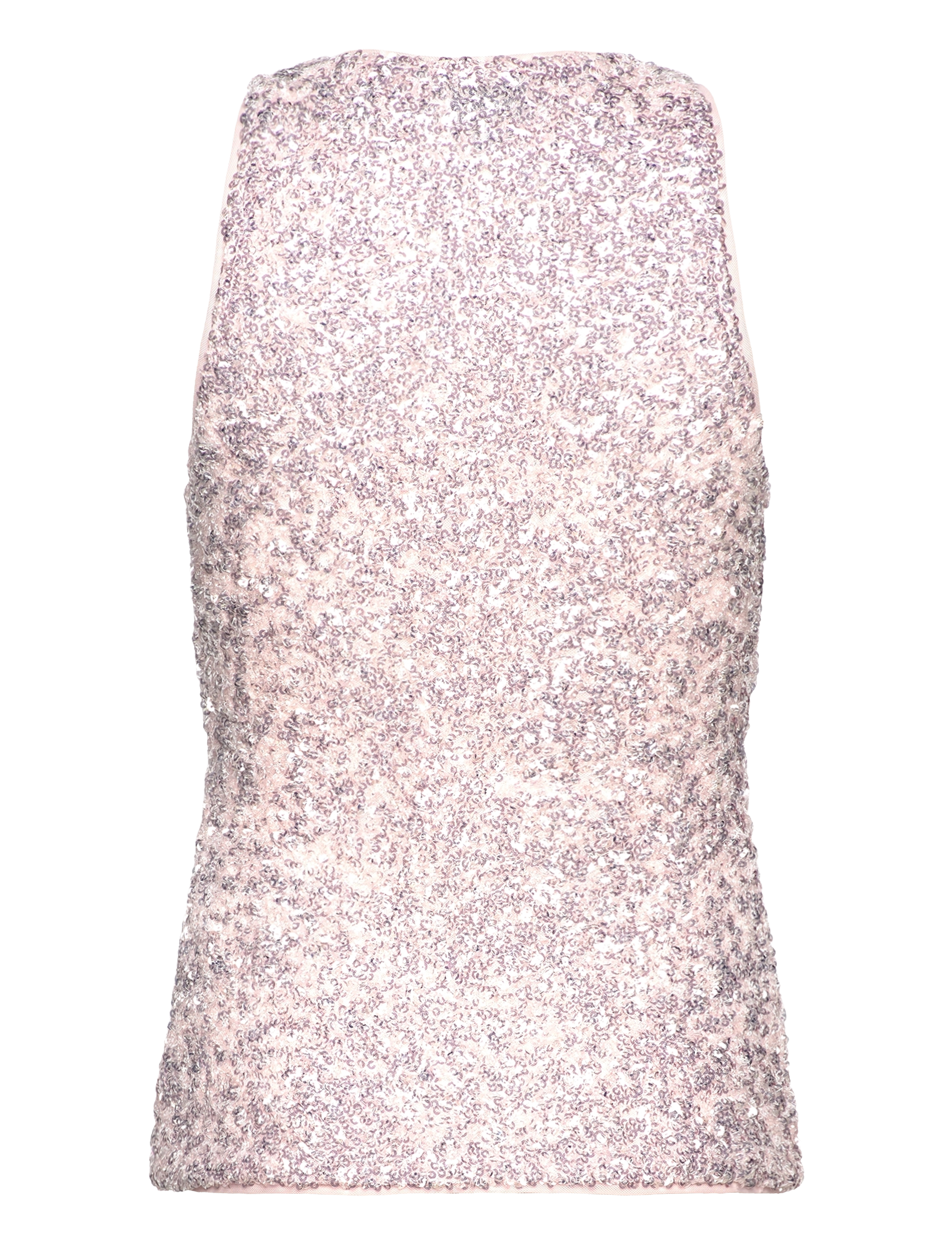 Ganni - 3D Sequins - mauve chalk - 1