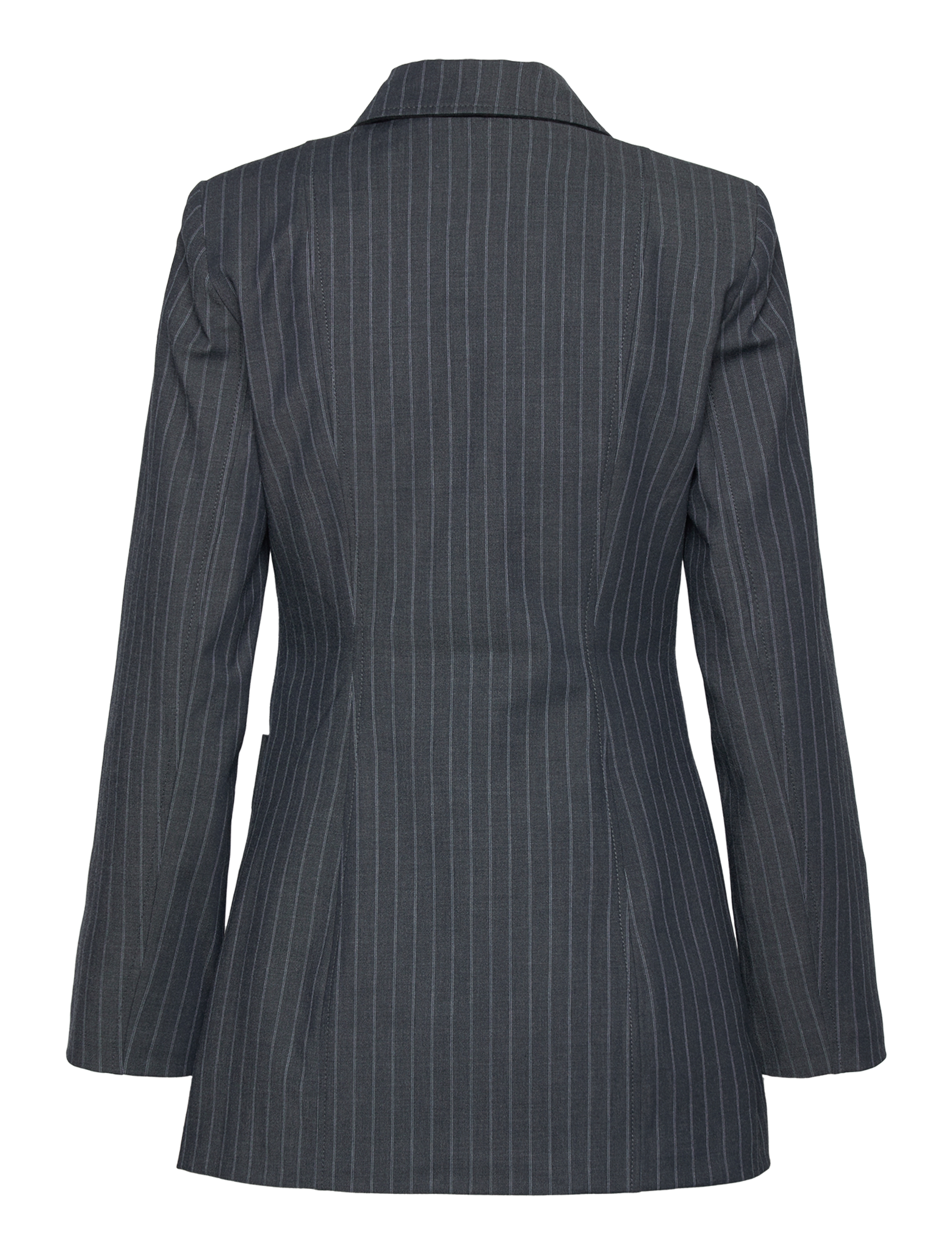 Ganni - Stretch Stripe - gray pinstripe - 1