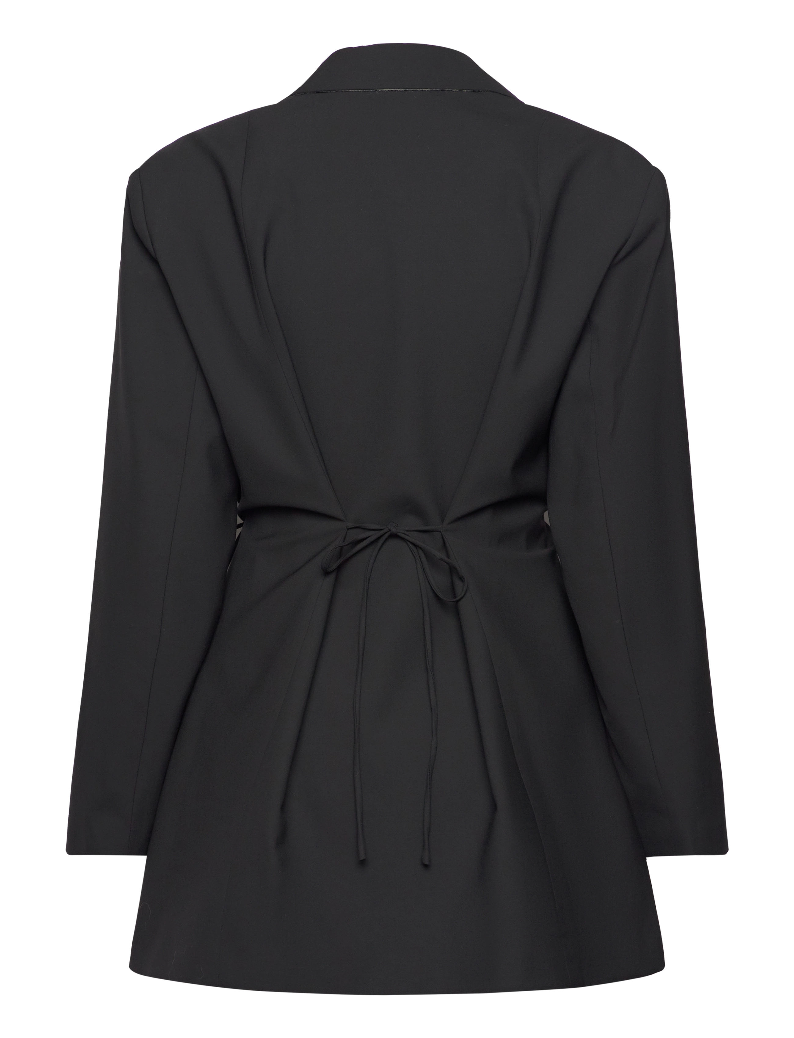 Ganni - Drapey Melange - black - 1