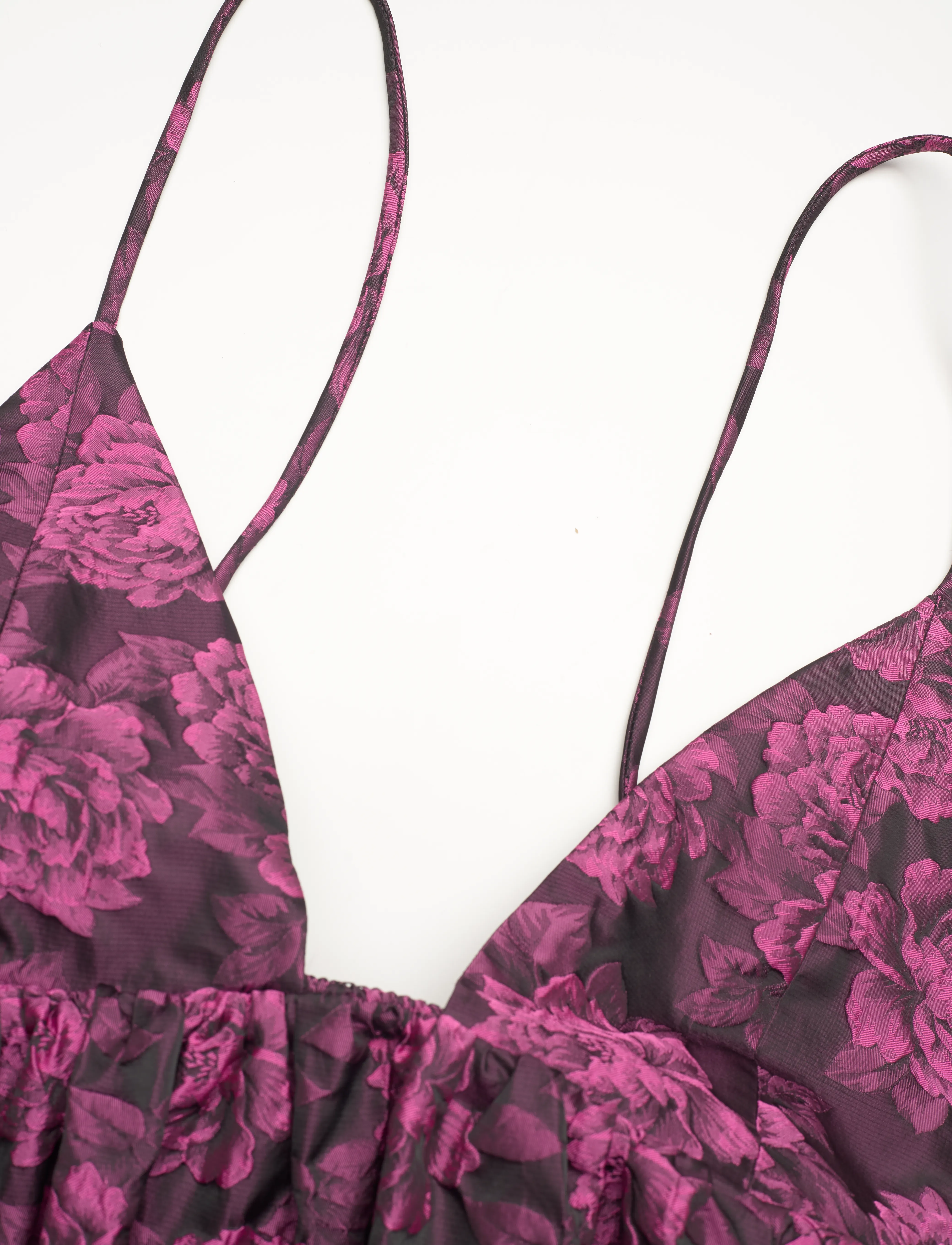 Ganni - Botanic Jacquard - partykleider - cone flower - 2