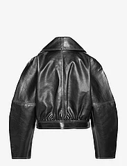 Ganni - Future Coated - leather jackets - black - 1
