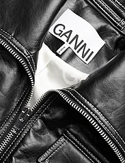 Ganni - Future Coated - leather jackets - black - 2