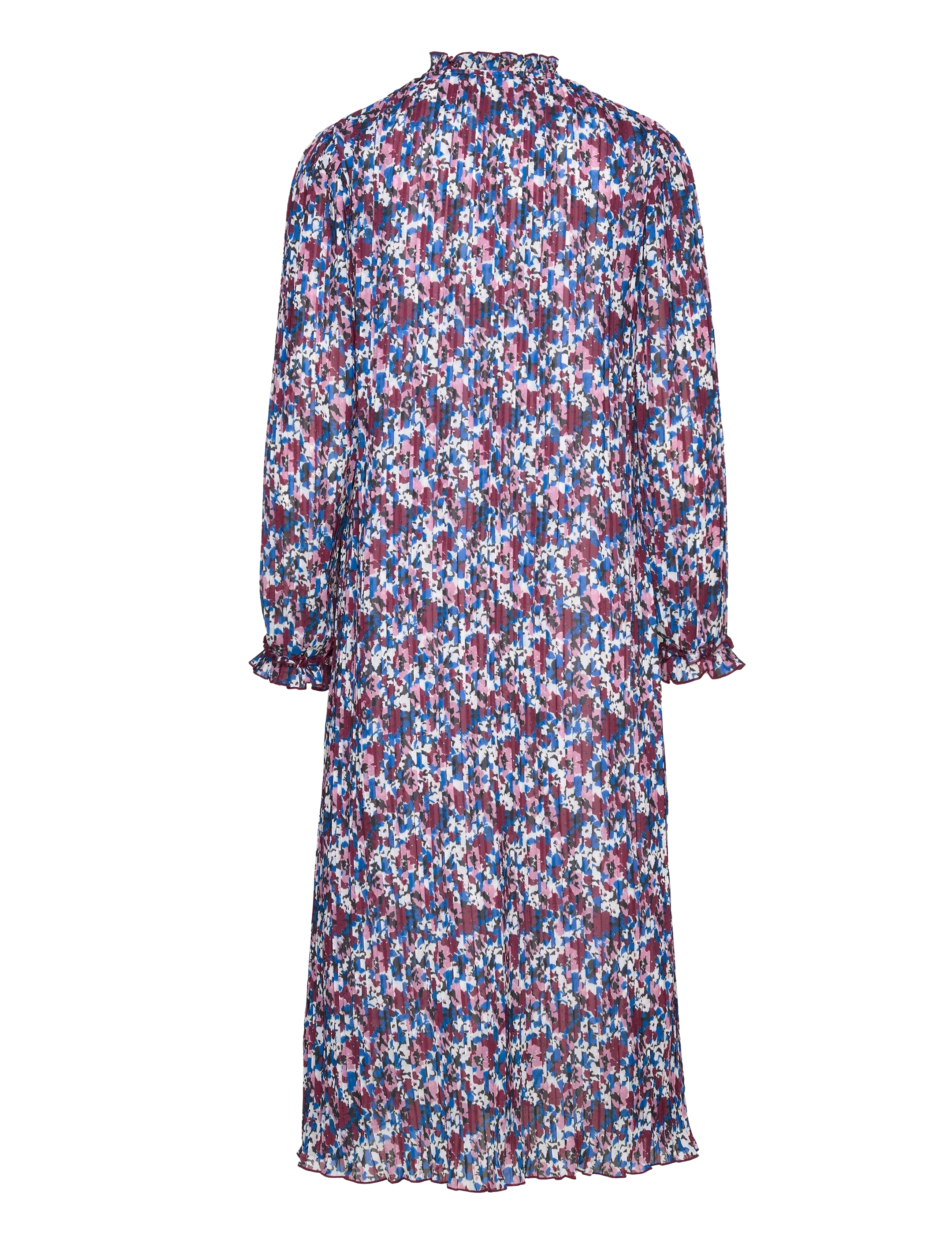 Ganni - Pleated Georgette - midi kjoler - multicolour - 1
