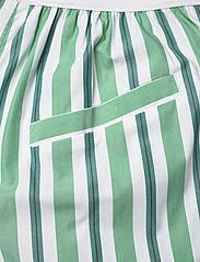 Ganni - Stripe Cotton - casual shorts - creme de menthe - 4