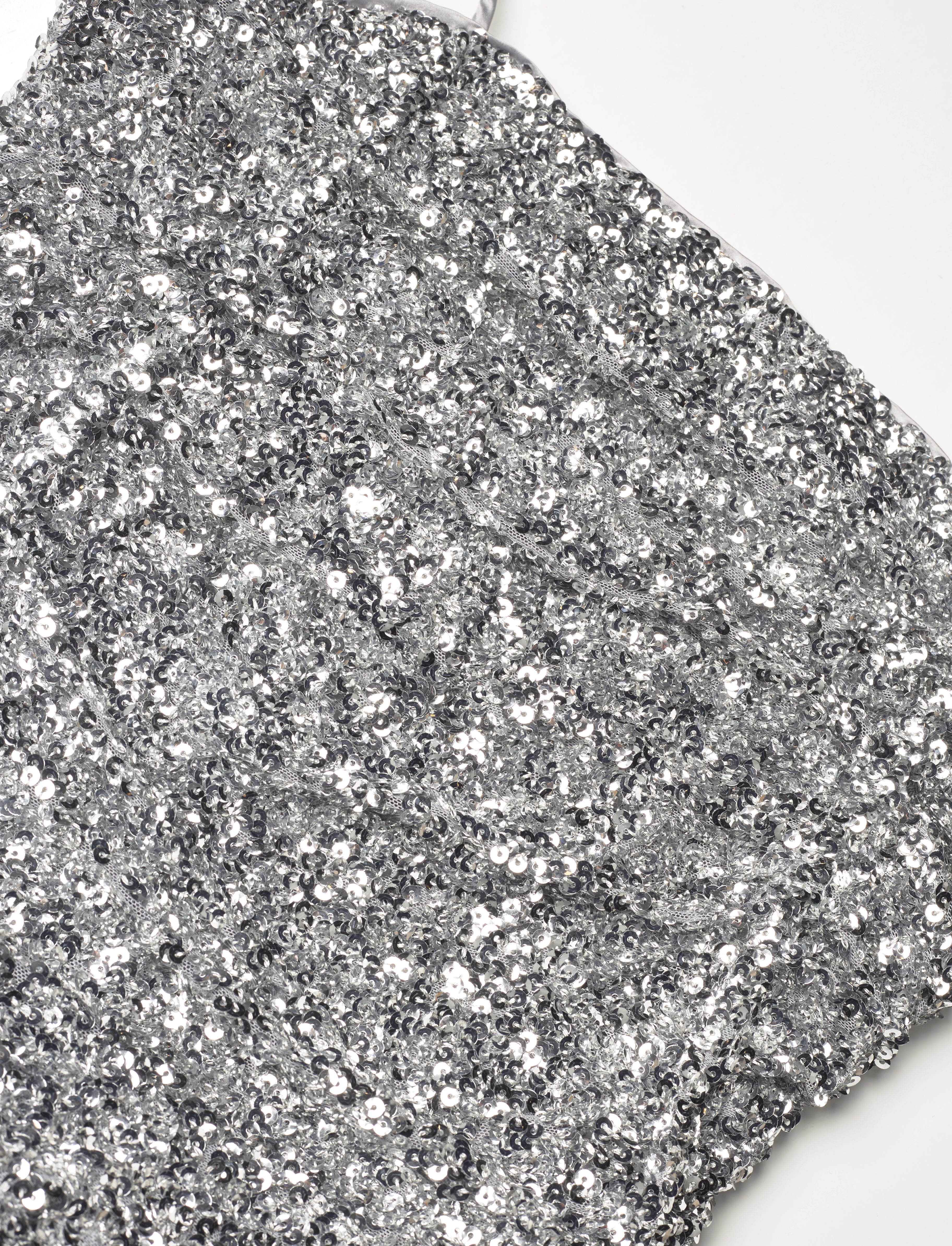 Ganni - 3D Sequins - silver - 2
