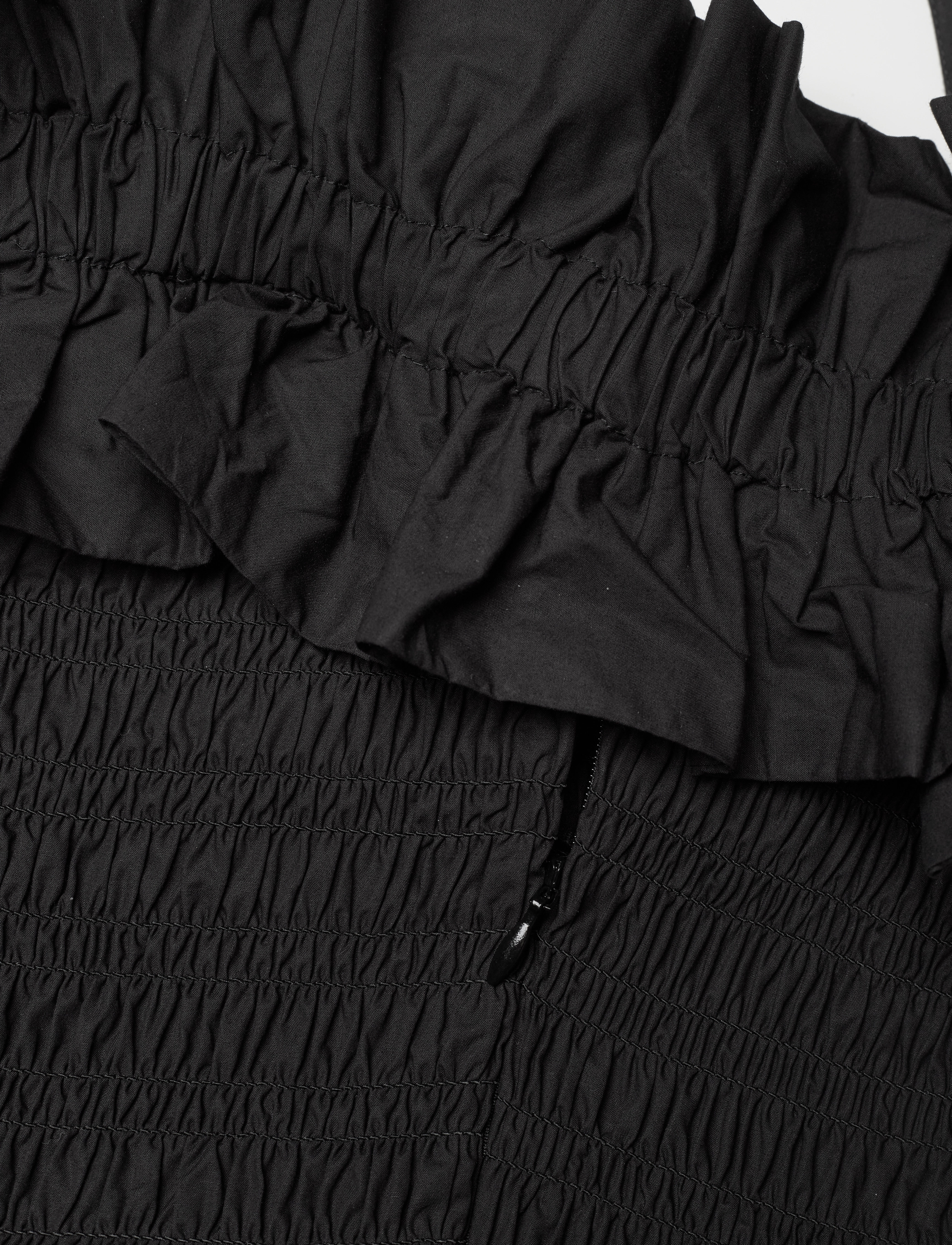 Ganni - Cotton Poplin - black - 3